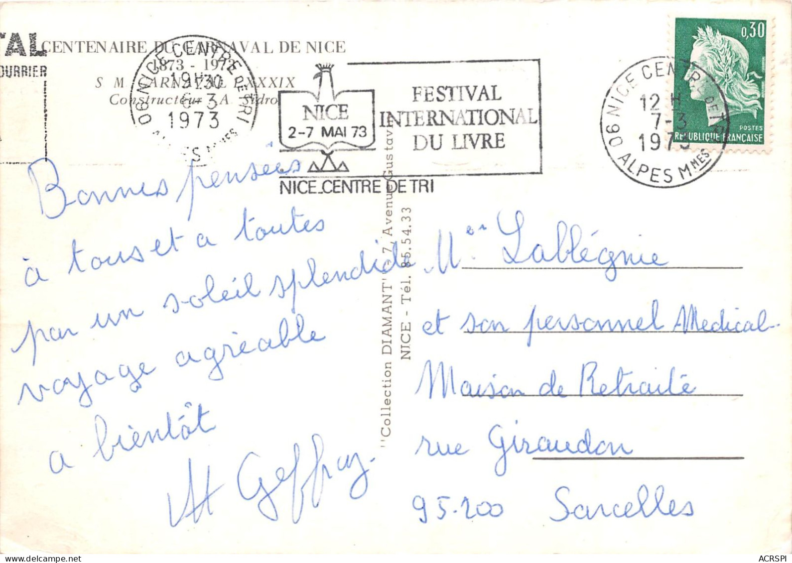 Carnaval De NICE Centenaire 15(scan Recto-verso) MA2116 - Carnival