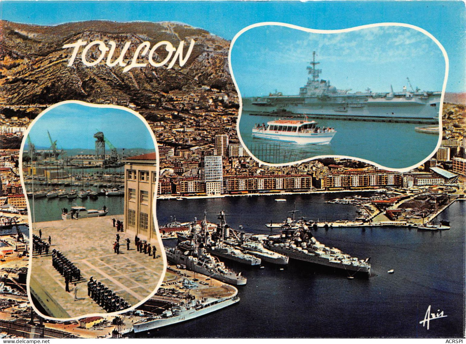 TOULON La Prefecture Maritime Le Clemenceau 25(scan Recto-verso) MA2115 - Toulon