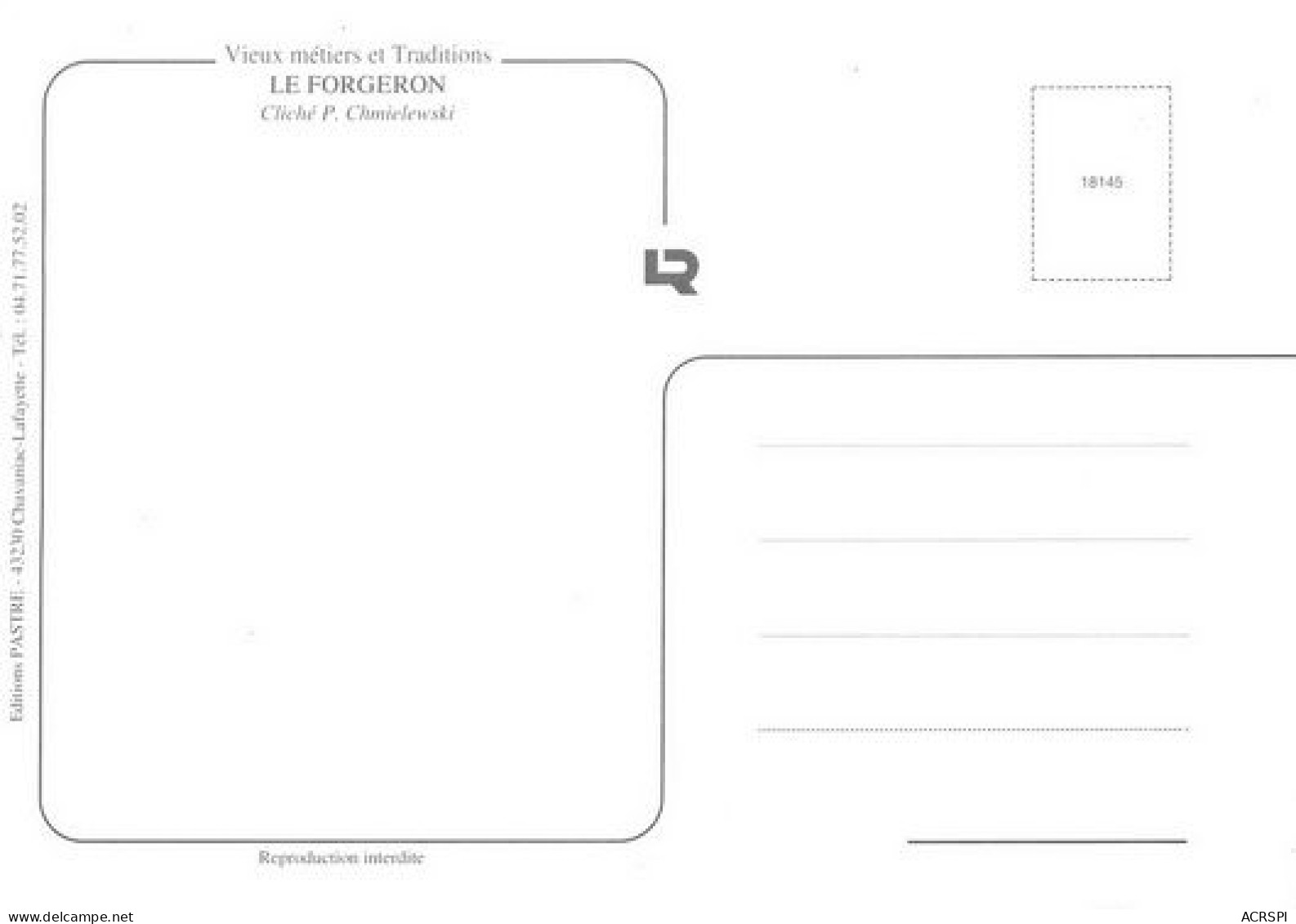 LE FORGERON  Chavaniac-Lafayette  Vergongheon   22   (scan Recto-verso)MA2114Ter - Altri & Non Classificati