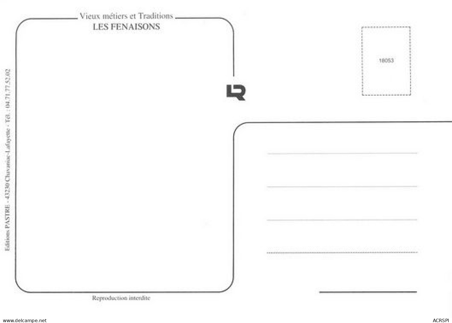 Les Fenaisons  Chavaniac-Lafayette  Vergongheon   23   (scan Recto-verso)MA2114Ter - Other & Unclassified