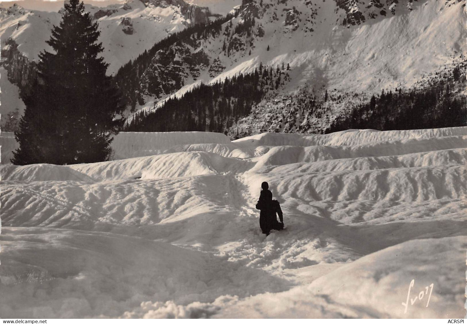 Environs De PASSY Dans Les Neiges De Varene 1(scan Recto-verso) MA2114 - Passy