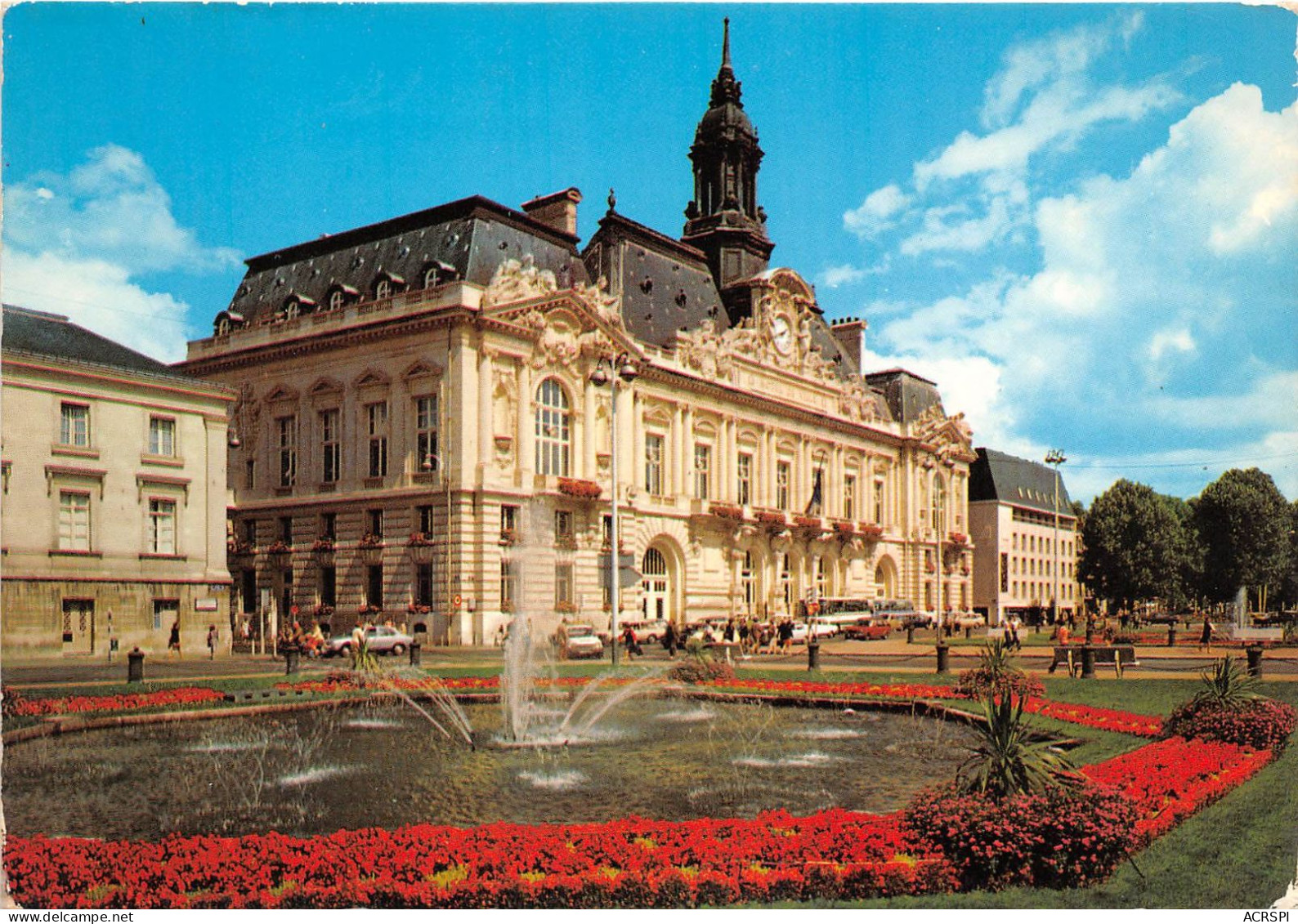 TOURS L 'hotel De Ville Et La Place Du Palais 4(scan Recto-verso) MA2138 - Tours