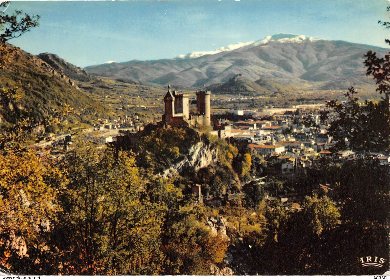 FOIX Panorama De La Cite Comtale Vers Le Mont Fourcat 5(scan Recto-verso) MA2135 - Foix