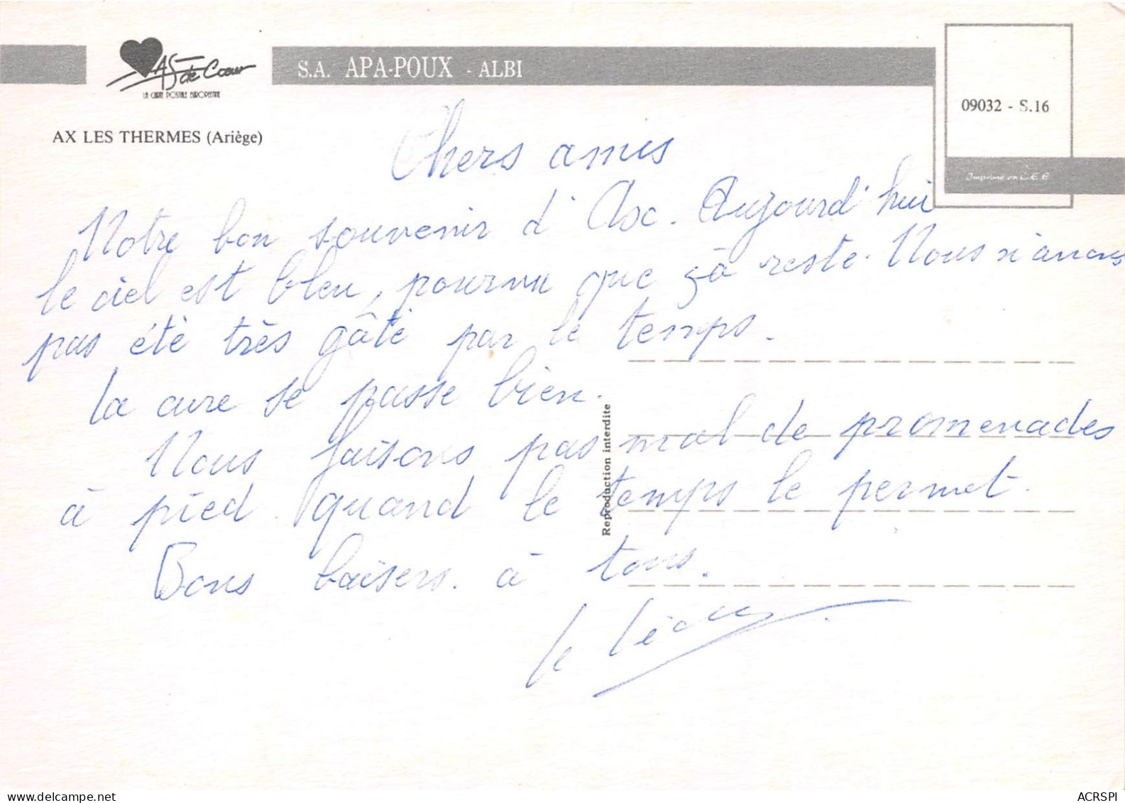 AX LES THERMES 3(scan Recto-verso) MA2135 - Ax Les Thermes