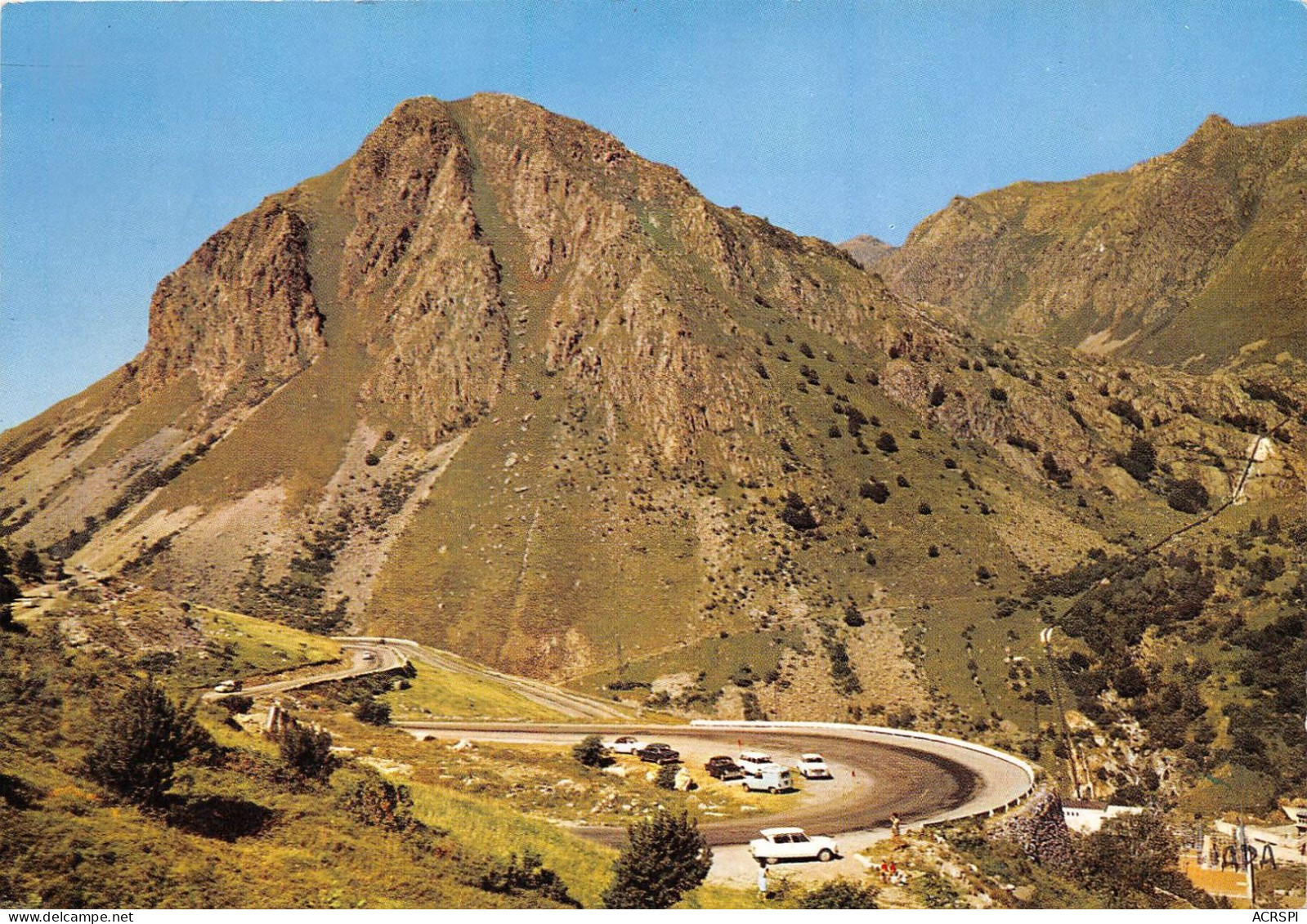Aux Environs D AX LES THERMES Les Lacets De La Route Nationale Vers L Andorre 1(scan Recto-verso) MA2135 - Ax Les Thermes