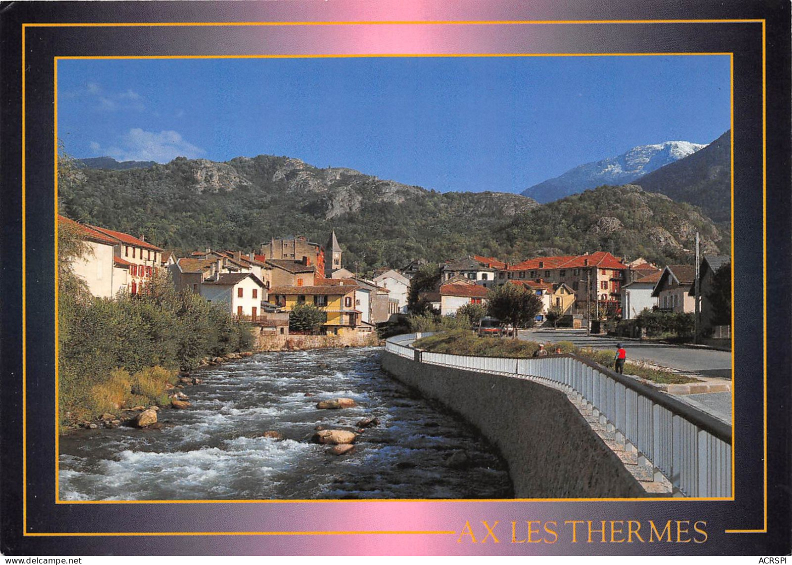 AX LES THERMES Station Thermale Et Touristique Les Bords De L Ariege 2(scan Recto-verso) MA2135 - Ax Les Thermes