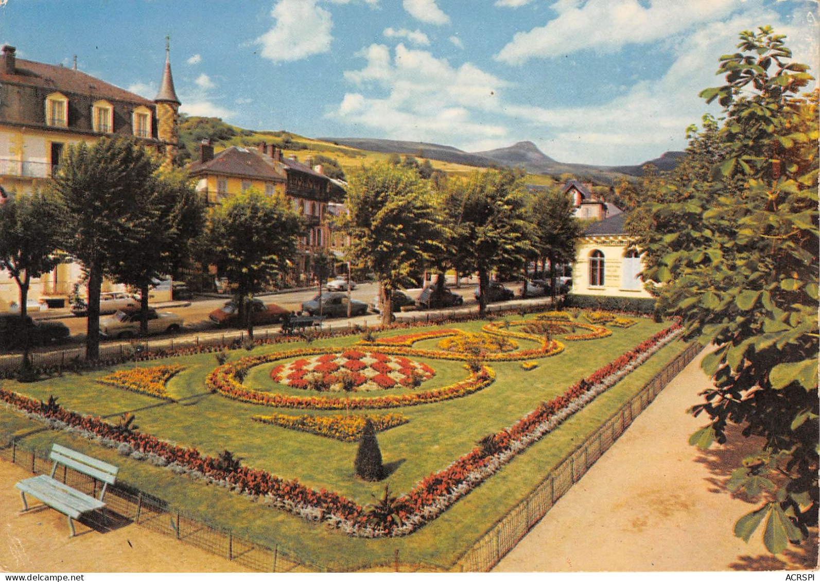 LA BOURBOULE Square Fleuri Du Boulevard Georges Clemenceau 13(scan Recto-verso) MA2134 - La Bourboule