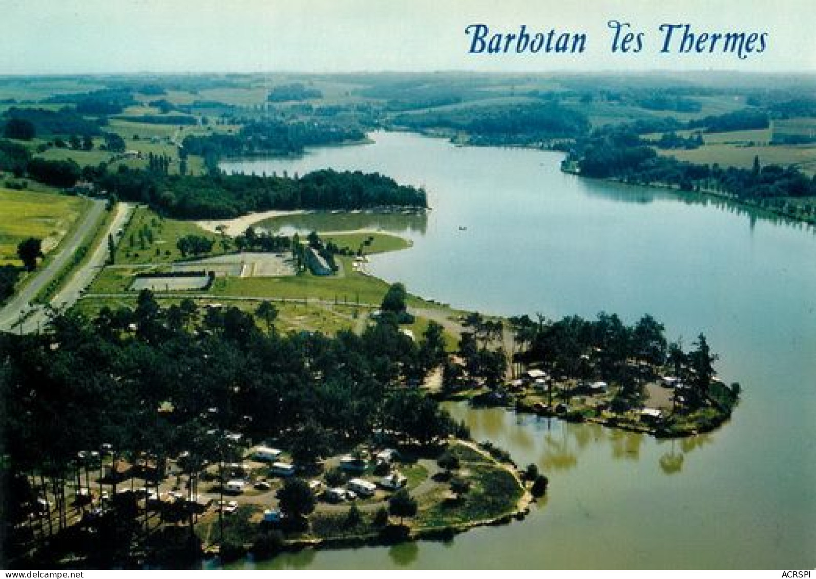 BARBOTAN Les THERMES  Vue Panoramique Sur Le Camping  9   (scan Recto-verso)MA2132Ter - Barbotan