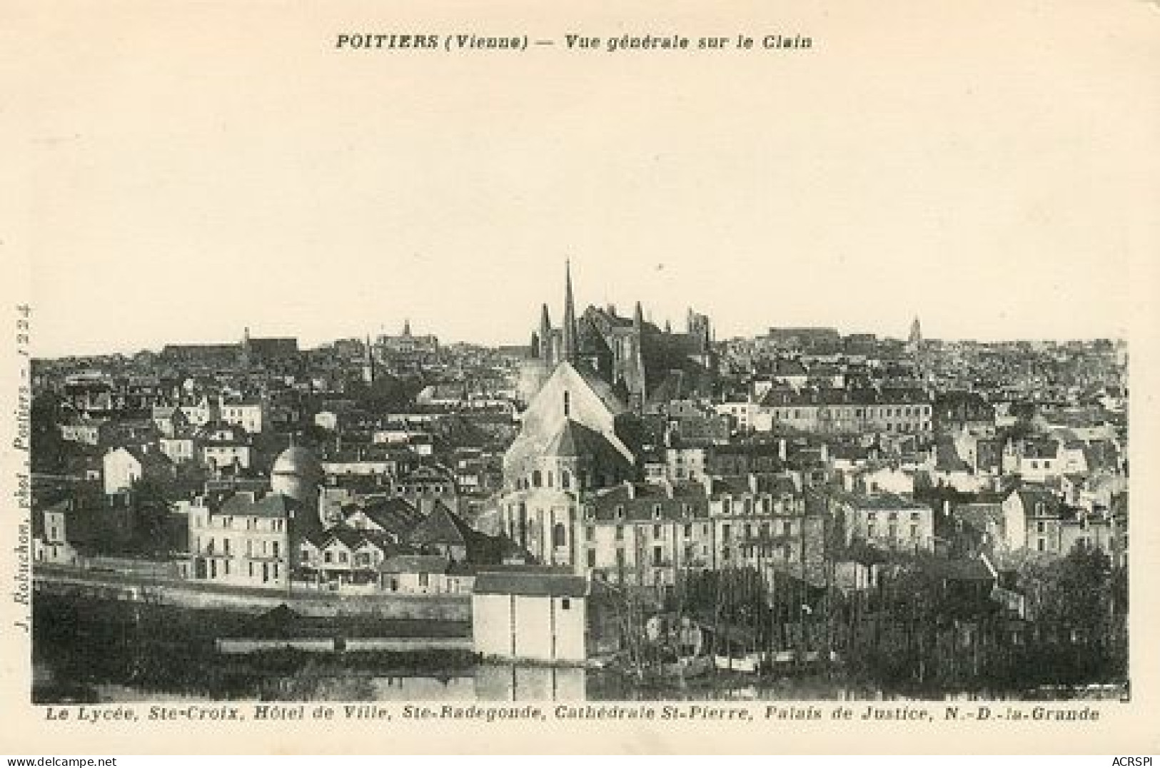 POITIERS  Vue Sur Le CLAIN  32   (scan Recto-verso)MA2132Bis - Poitiers