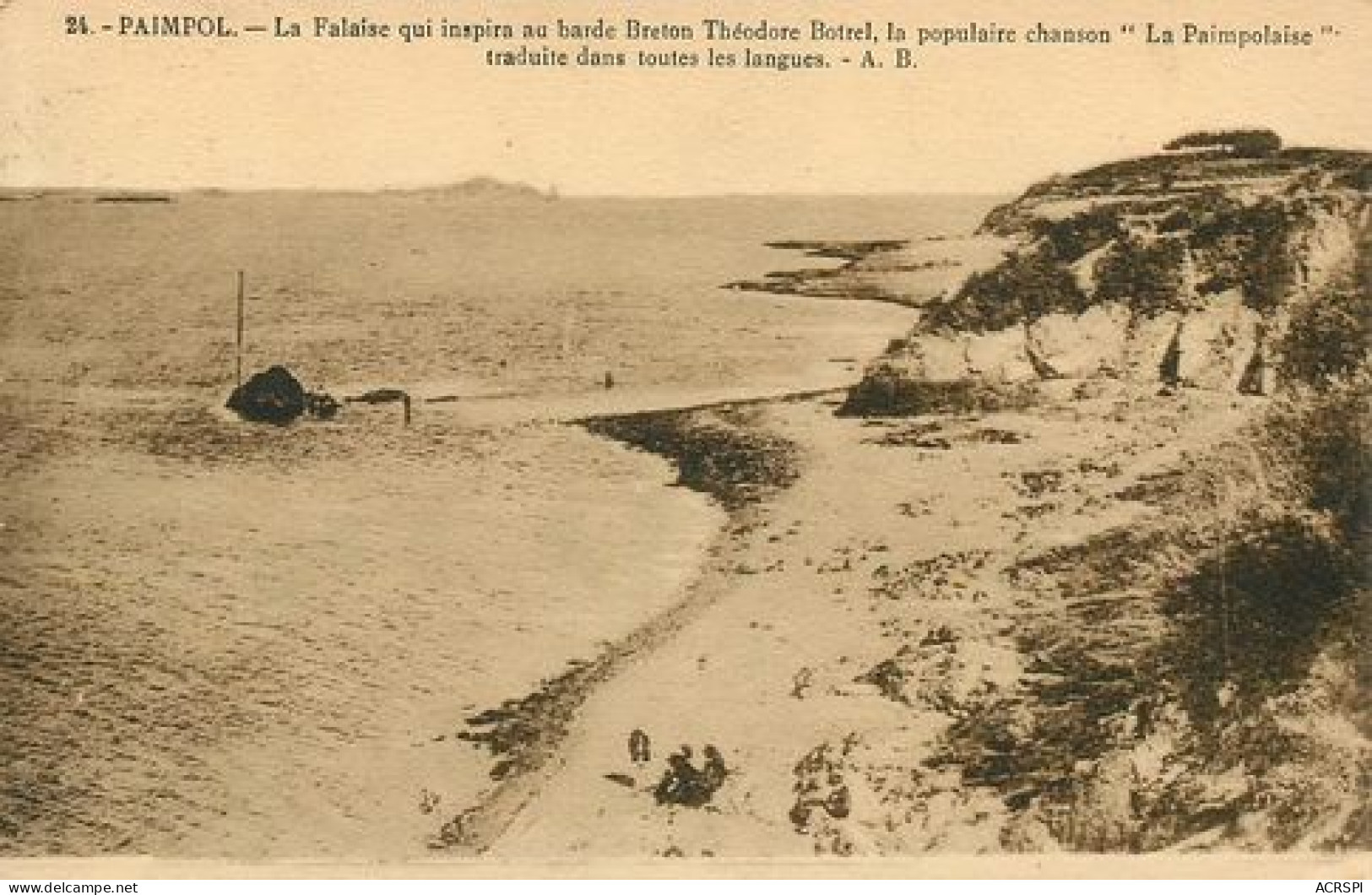 PAIMPOL  La Falaise  26   (scan Recto-verso)MA2132Bis - Paimpol