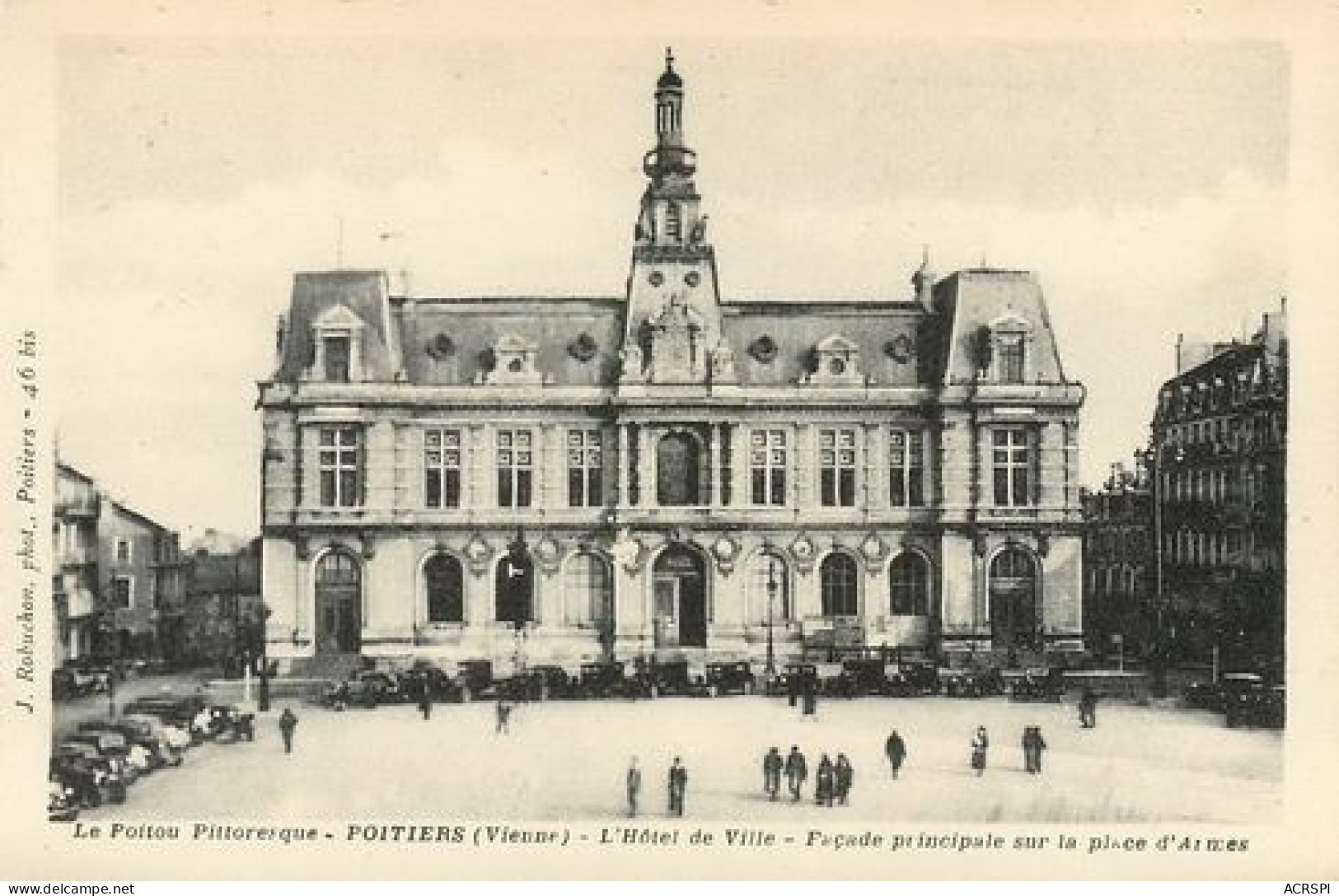 POITIERS  Hotel De Ville  31   (scan Recto-verso)MA2132Bis - Poitiers