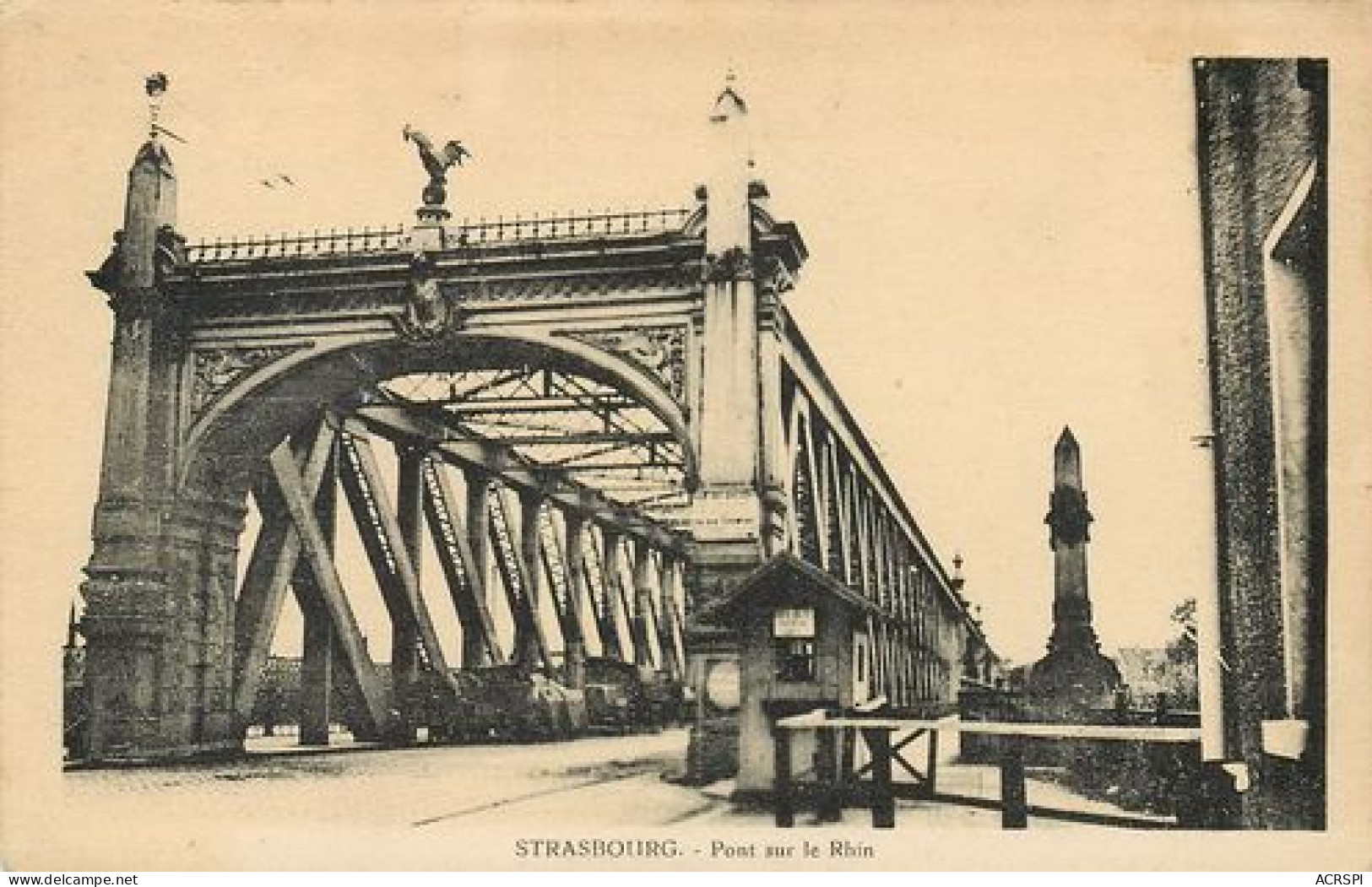 STRASBOURG  Le Pont Sur Le RHIN  15   (scan Recto-verso)MA2132Bis - Straatsburg