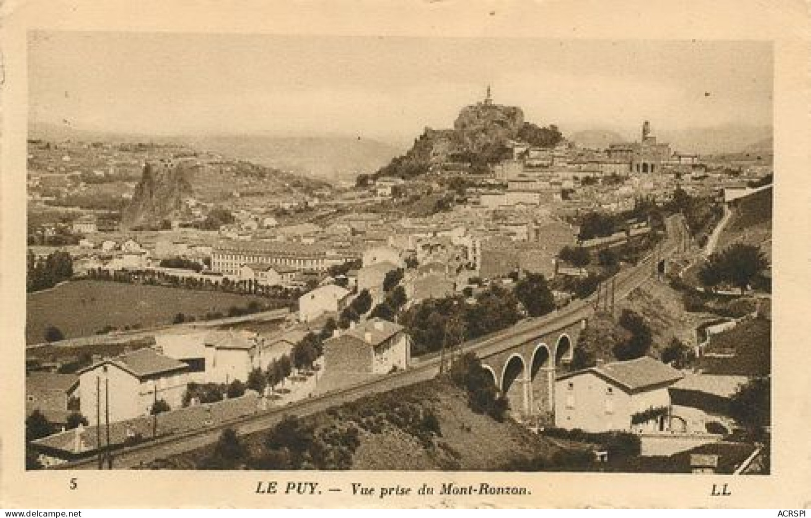 LE PUY En Velay Vue D'avion  7   (scan Recto-verso)MA2132Bis - Le Puy En Velay