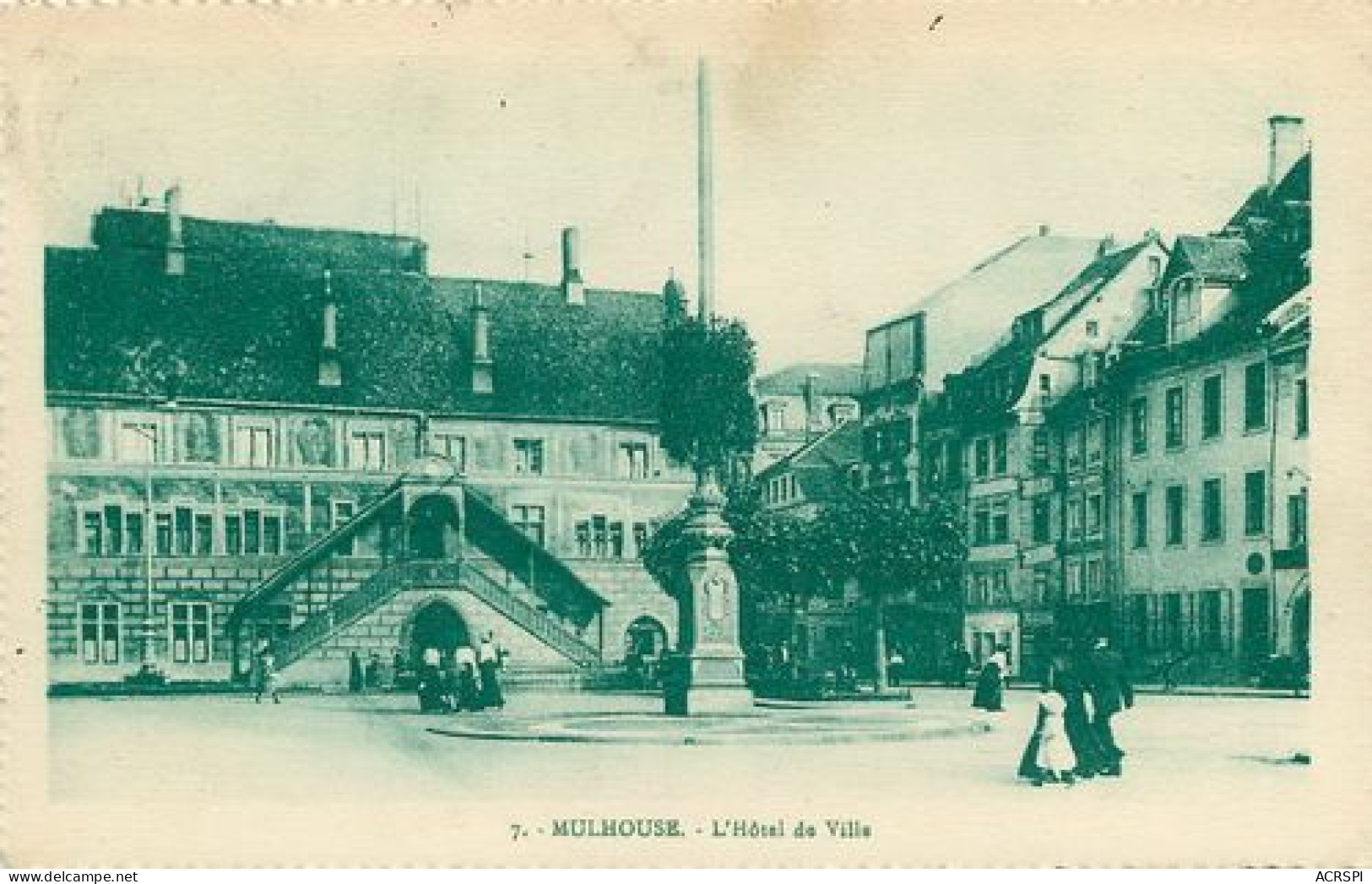 MULHOUSE L'hotel De Ville  4  (scan Recto-verso)MA2130Ter - Mulhouse