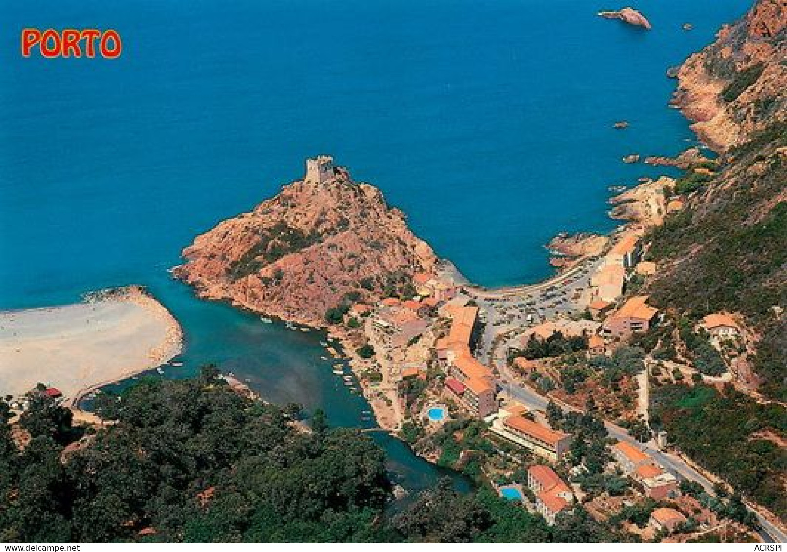 CORSE   PORTO Vue Du Ciel Corsica 18   (scan Recto-verso)MA2130Bis - Sartene