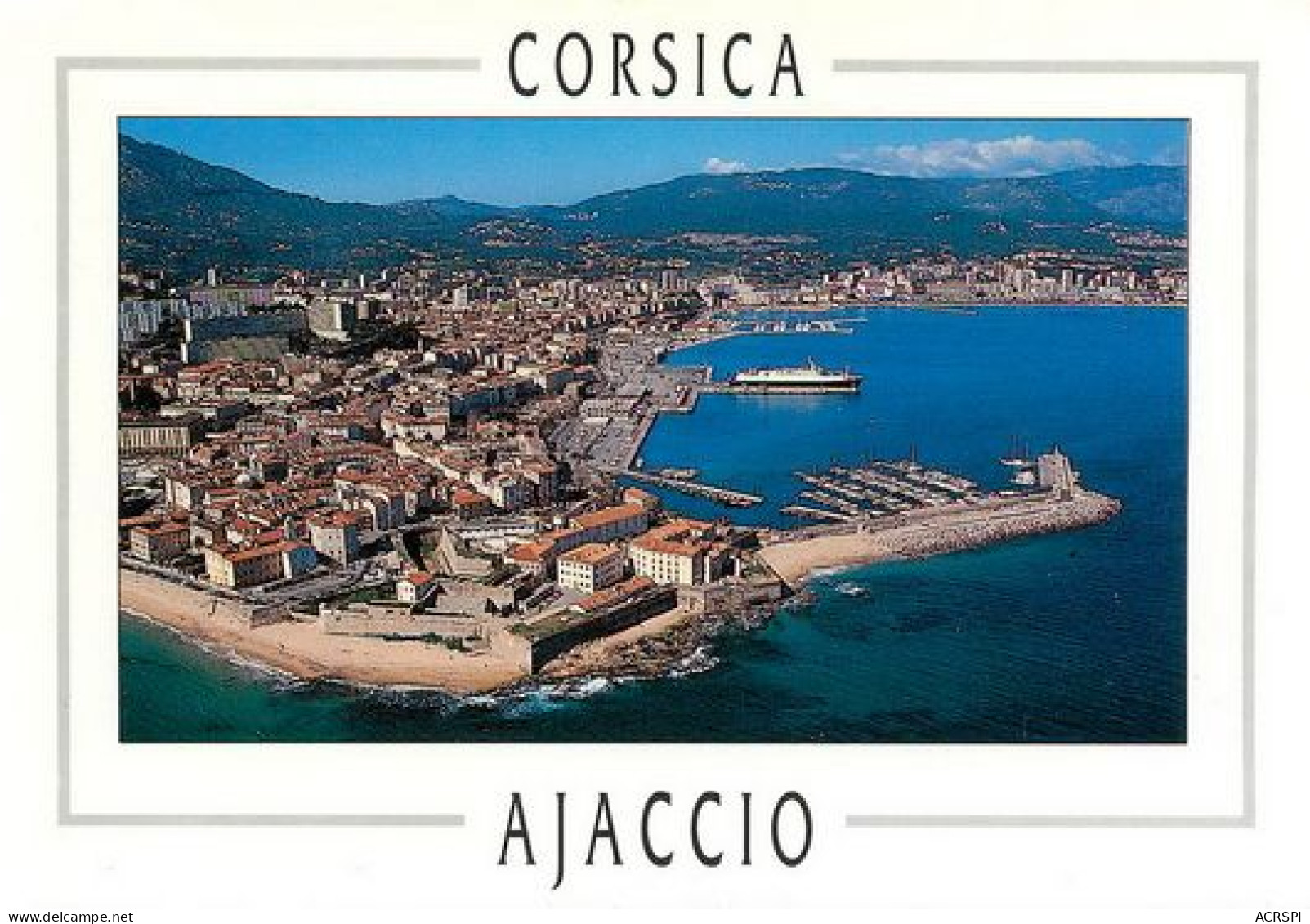  AJACCIO  Vue  Du Ciel  3   (scan Recto-verso)MA2130Bis - Ajaccio