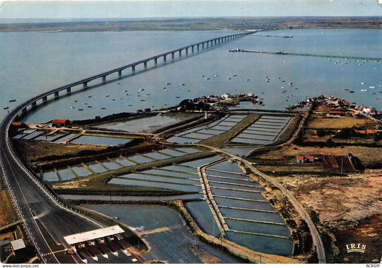 ILE D OLERON Viaduc De Liaison Oleron Continent Vu Du Ciel 14(scan Recto-verso) MA2130 - Ile D'Oléron