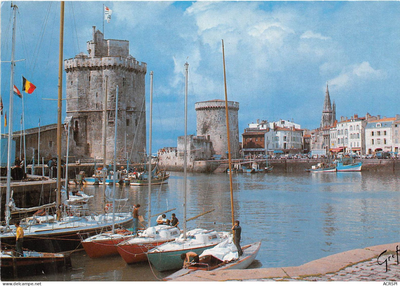 LA ROCHELLE Le Port Tour St Nicolas Tour De La Chaine Et Tour De La Lanterne 15(scan Recto-verso) MA2130 - La Rochelle