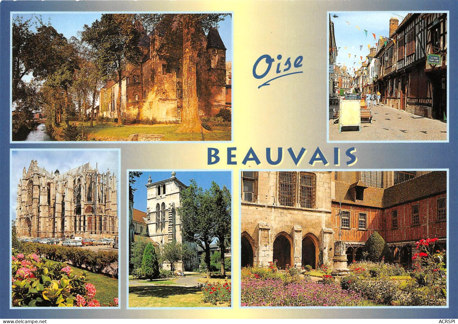 BEAUVAIS Ancien Eveche Musee Departemental La Rue Du 27 Juin 23(scan Recto-verso) MA2129 - Beauvais