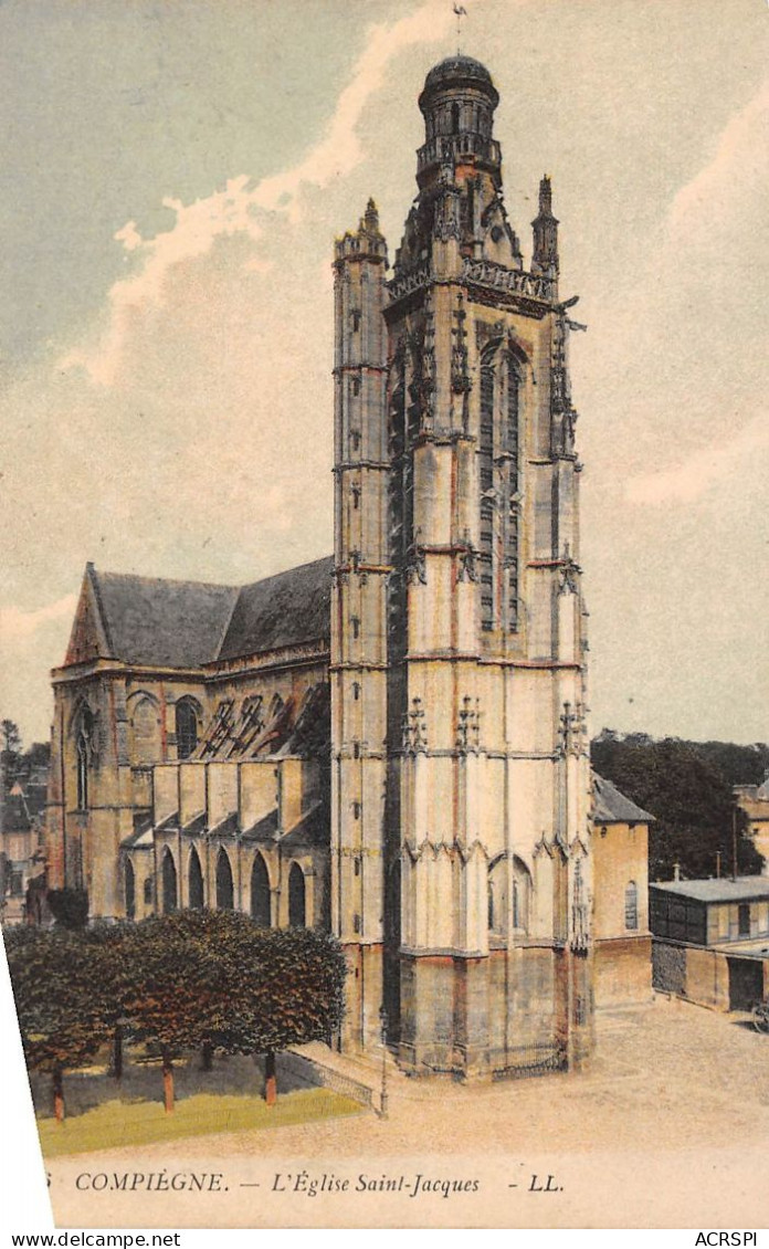 COMPIEGNEL Eglise Saint Jacques 10(scan Recto-verso) MA2129 - Compiegne