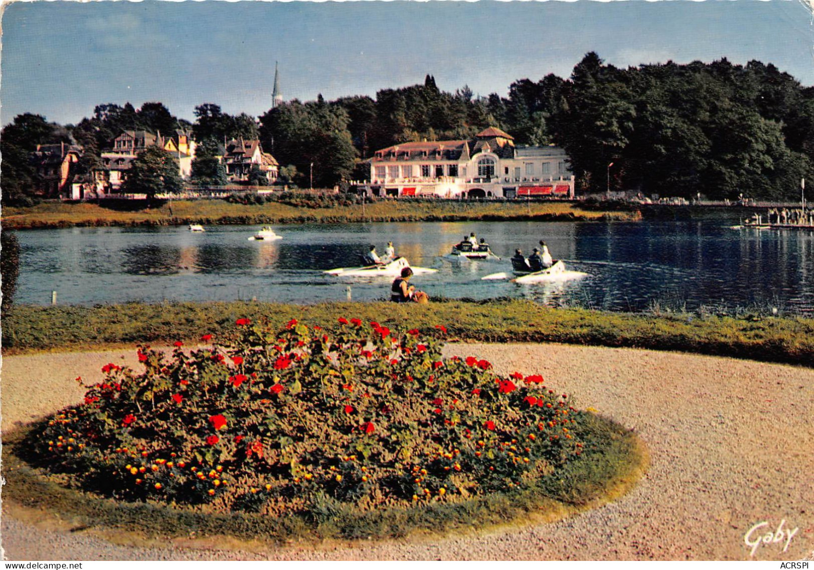 STATION THERMALE DE BAGNOLE DE L ORNE Le Lac Et Le Casino Ces Thermes 6(scan Recto-verso) MA2128 - Bagnoles De L'Orne