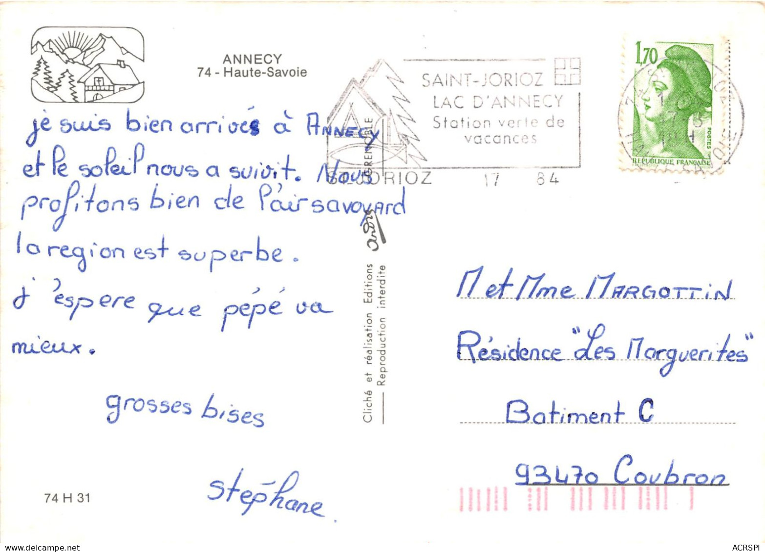 ANNECY (scan Recto-verso) MA2126 - Annecy