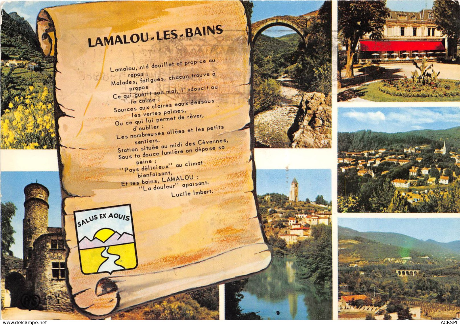 LAMALOU LES BAINS Et Ses Environs Touristiques 17(scan Recto-verso) MA2125 - Lamalou Les Bains