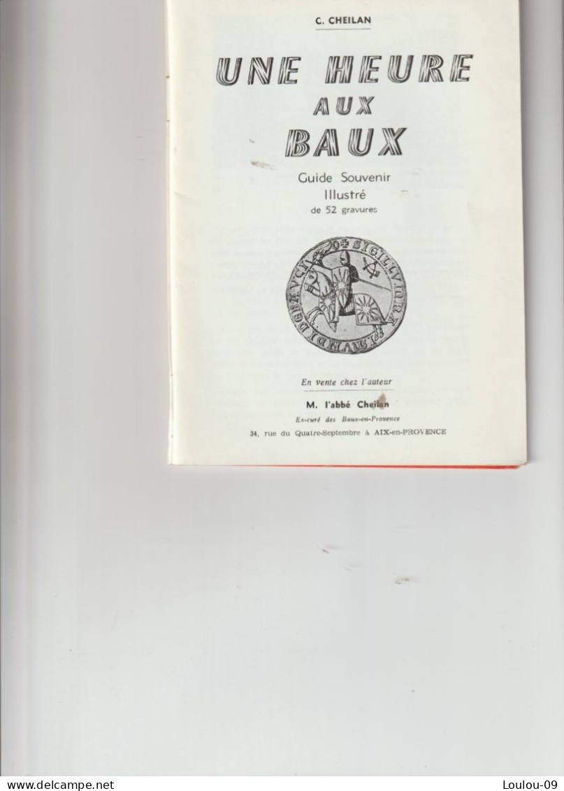 Les Baux De Provence (13)guide Souvenir Illustré-50pages-1975- - Les-Baux-de-Provence