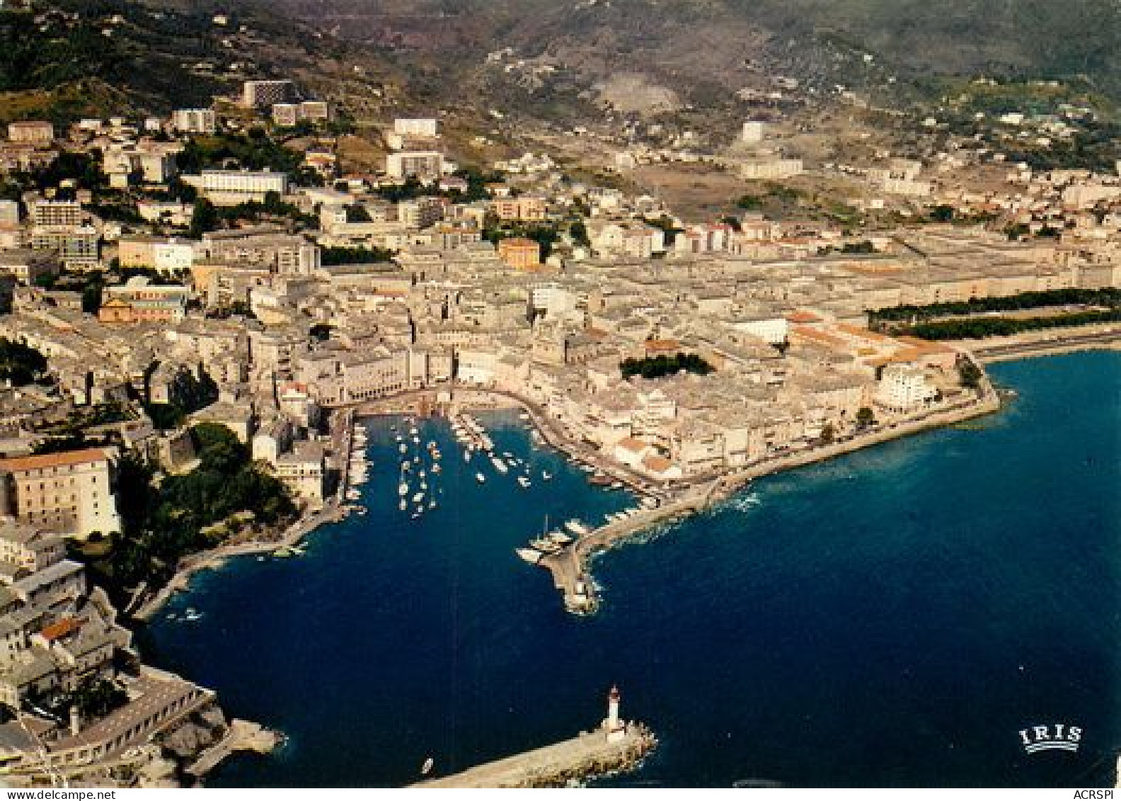 BASTIA  Vue D'avion  24   (scan Recto-verso)MA2124Bis - Bastia