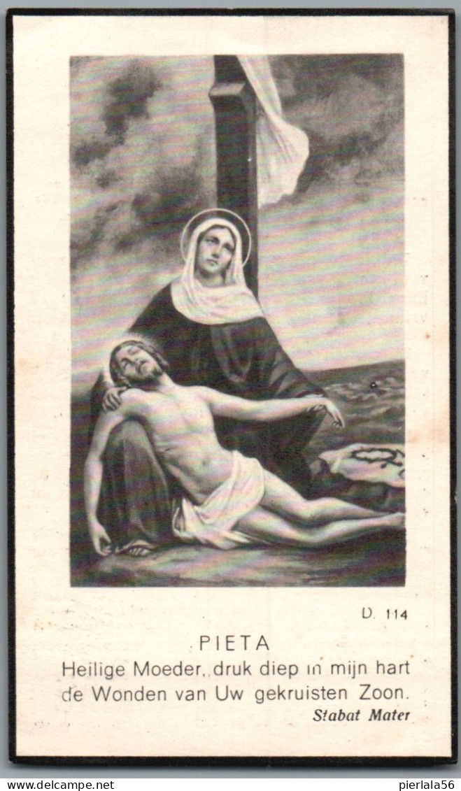 Bidprentje Ichtegem - Vermeersch Emma Maria (1876-1938) - Images Religieuses