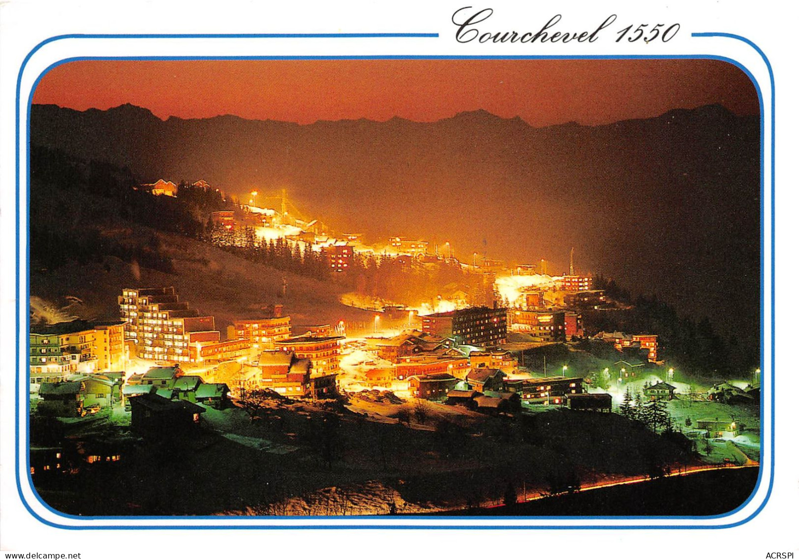 COURCHEVEL La Station Le Soir 14(scan Recto-verso) MA2155 - Courchevel