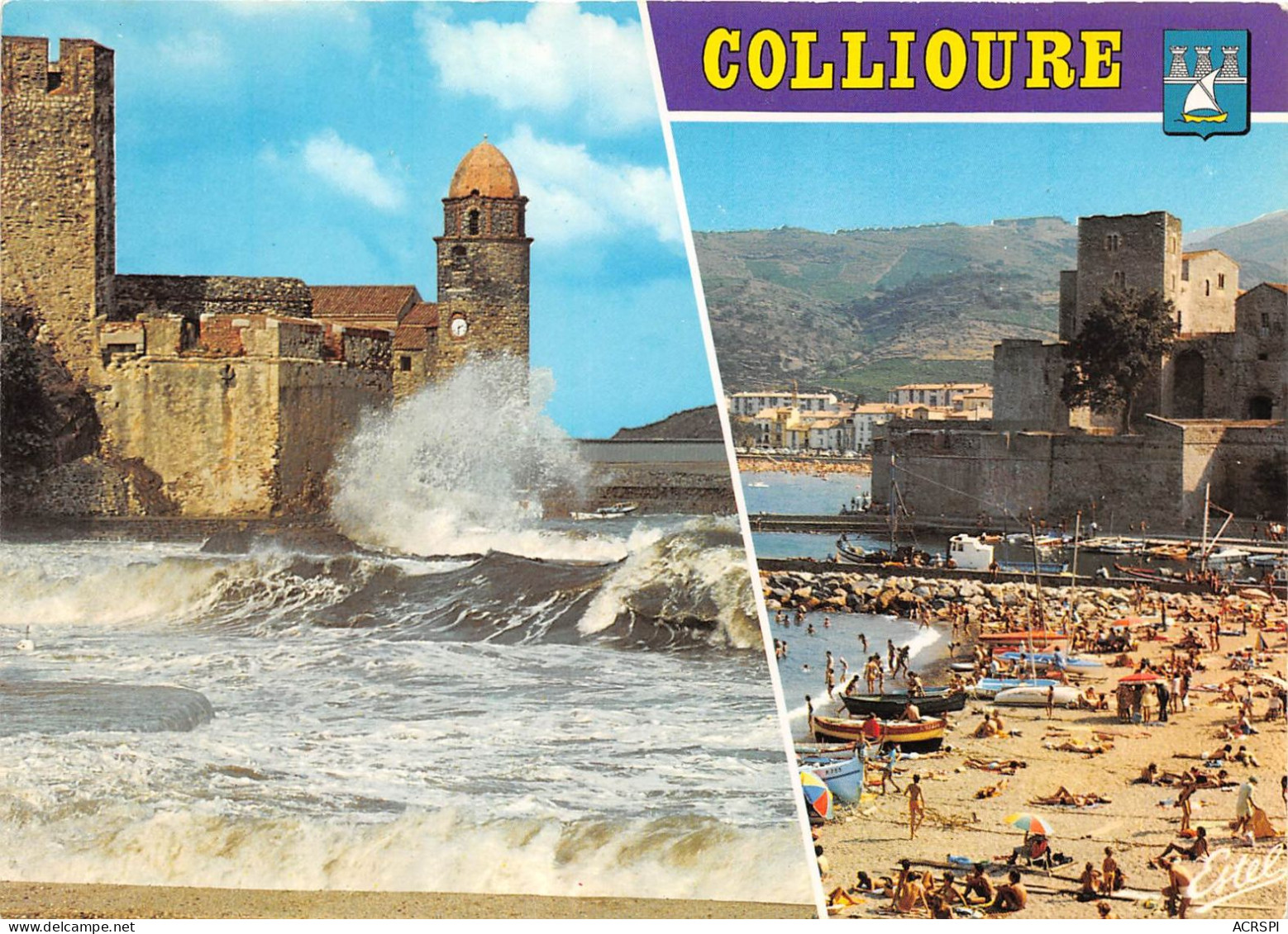 COLLIOURE  L Ancien Part Domine Par Le Clocher 11 (scan Recto-verso) MA2154 - Collioure