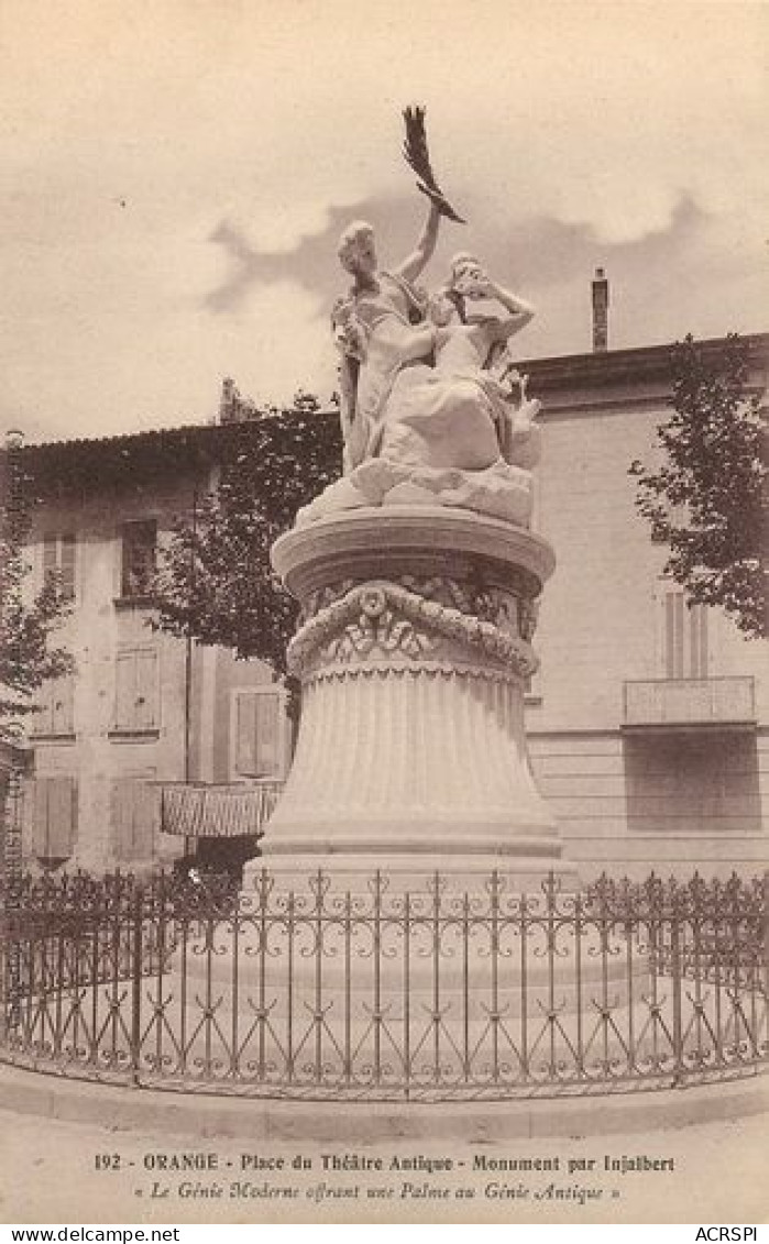 ORANGE  Monument  Par INJALBERT 16   (scan Recto-verso)MA2144Ter - Orange