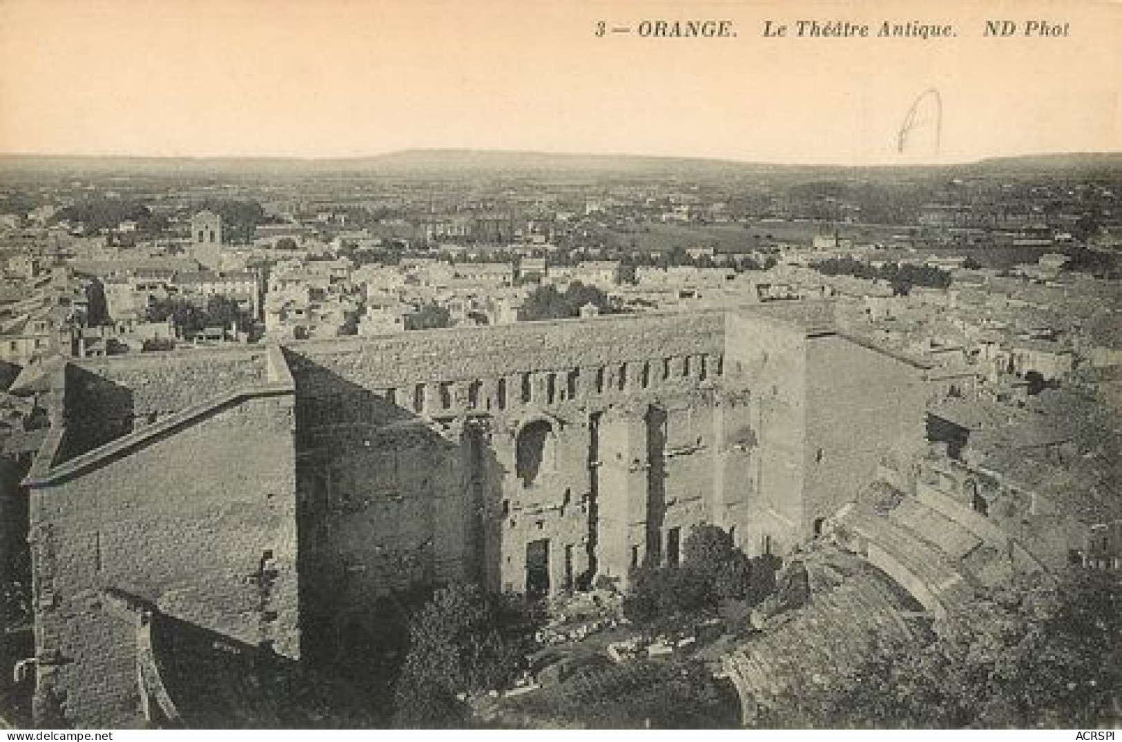 ORANGE  Haut Du Theatre Et La Ville   19   (scan Recto-verso)MA2144Ter - Orange