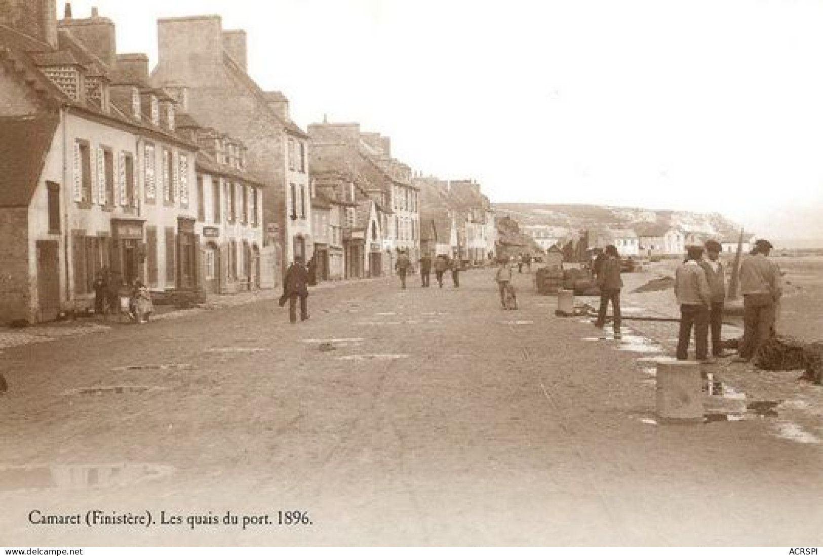 CAMARET Les Quais Du Port  édition Atlas 1986  Cliché Roger Viollet  13  (scan Recto-verso)MA2144Bis - Camaret-sur-Mer