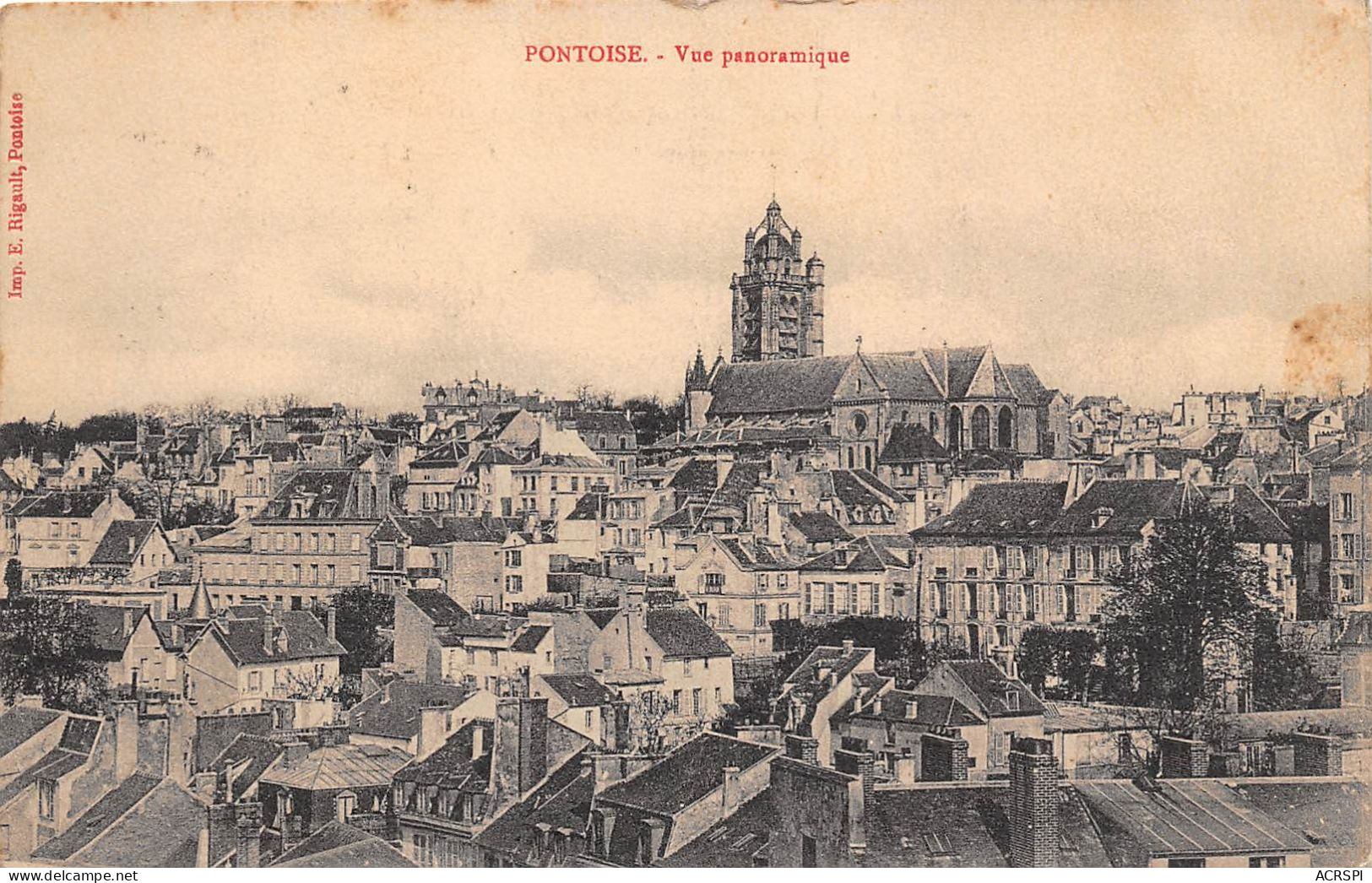 PONTOISE Vue Panoramique 24(scan Recto-verso) MA2144 - Pontoise