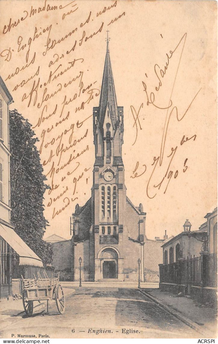 ENGHIEN  Eglise 13(scan Recto-verso) MA2144 - Enghien Les Bains