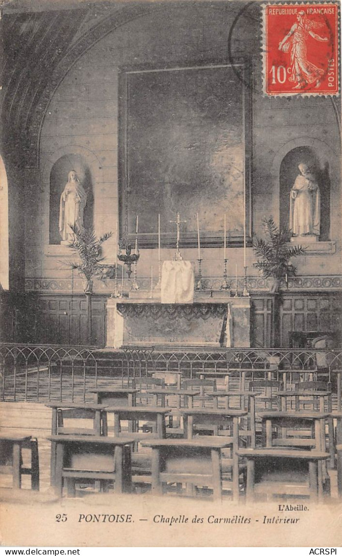PONTOISE CHapelle Des Carmelites Interieur 11(scan Recto-verso) MA2144 - Pontoise