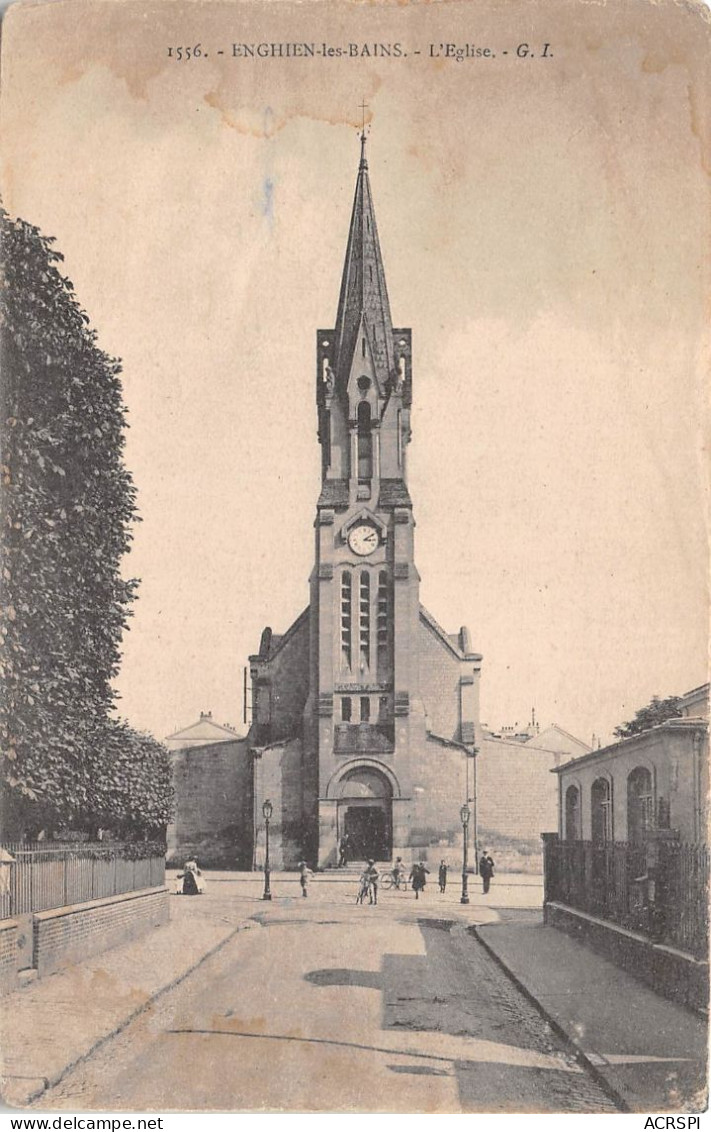 ENGHIEN LES BAINS L Eglise 12(scan Recto-verso) MA2144 - Enghien Les Bains