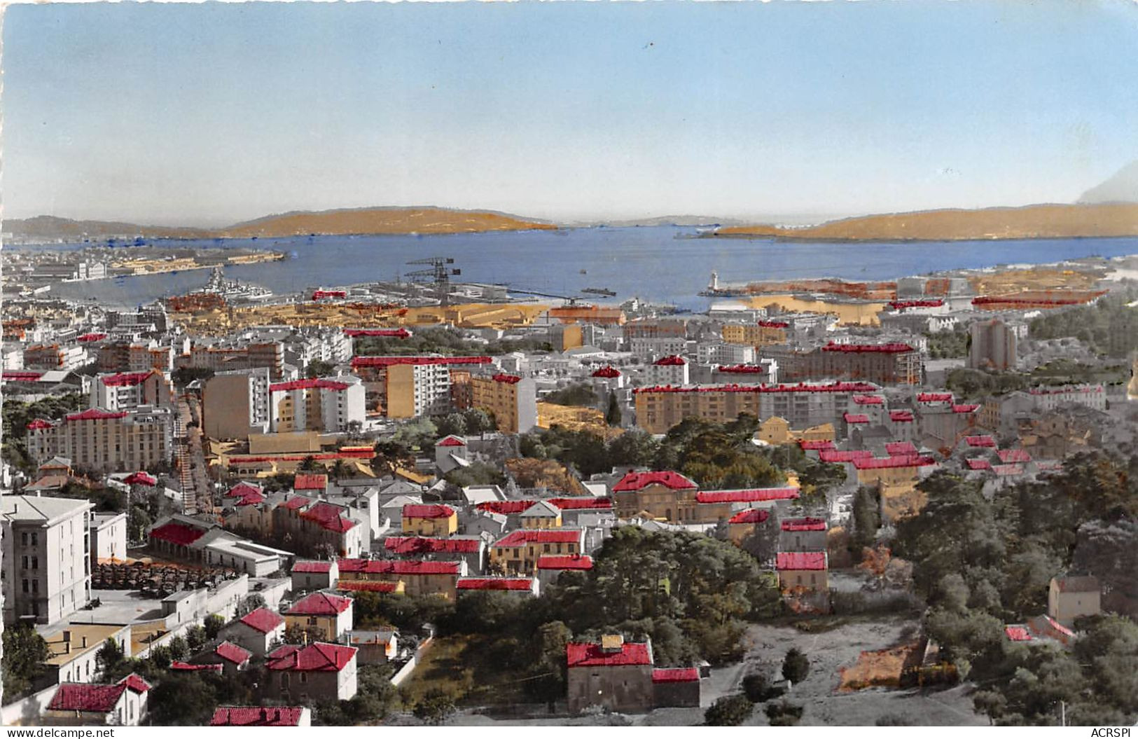 TOULON Vue Panoramique Et Le Port 4(scan Recto-verso) MA2143 - Toulon