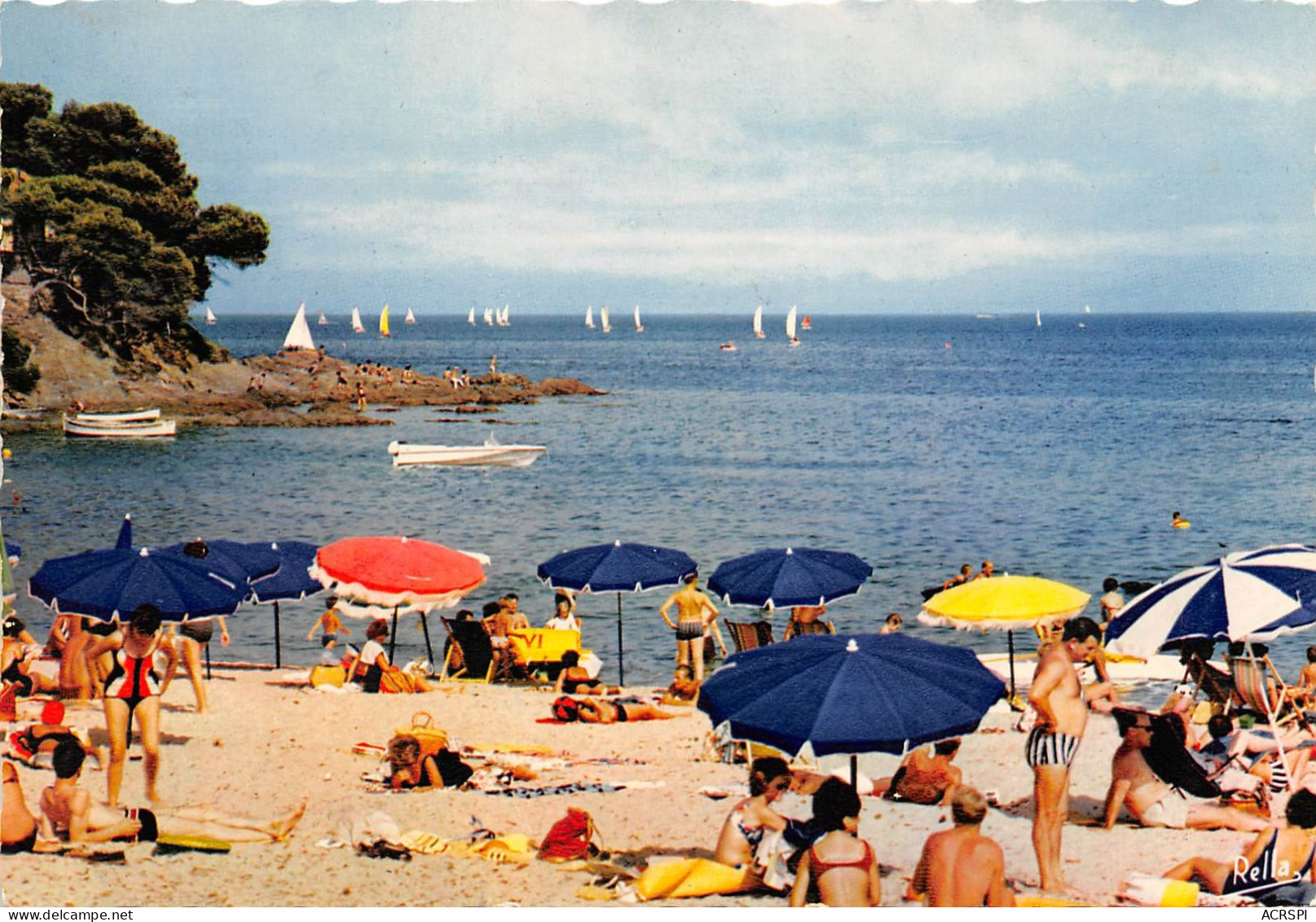 BORMES Un Coin De La Plage De La Faviere Et Les Regates 2(scan Recto-verso) MA2143 - Bormes-les-Mimosas