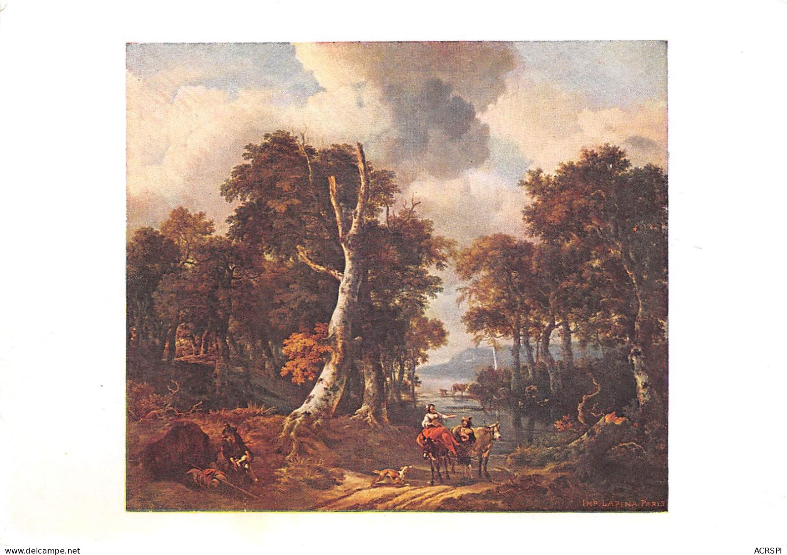 MUSEE Du Louvre Jacob RUYSDAEL La Foret 9(scan Recto-verso) MA2142 - Louvre