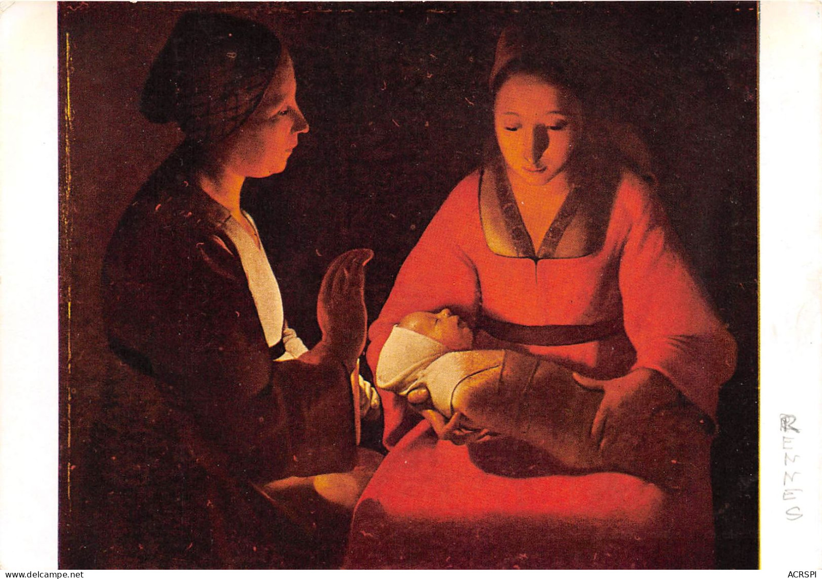 Georges De La Tour Le Nouveau Ne 13(scan Recto-verso) MA2142 - Louvre