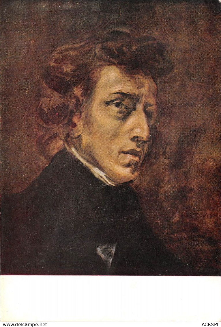 MUSEE DU LOUVRE Eugene Delacroix Portrait De Frederic Chopin 6(scan Recto-verso) MA2142 - Louvre