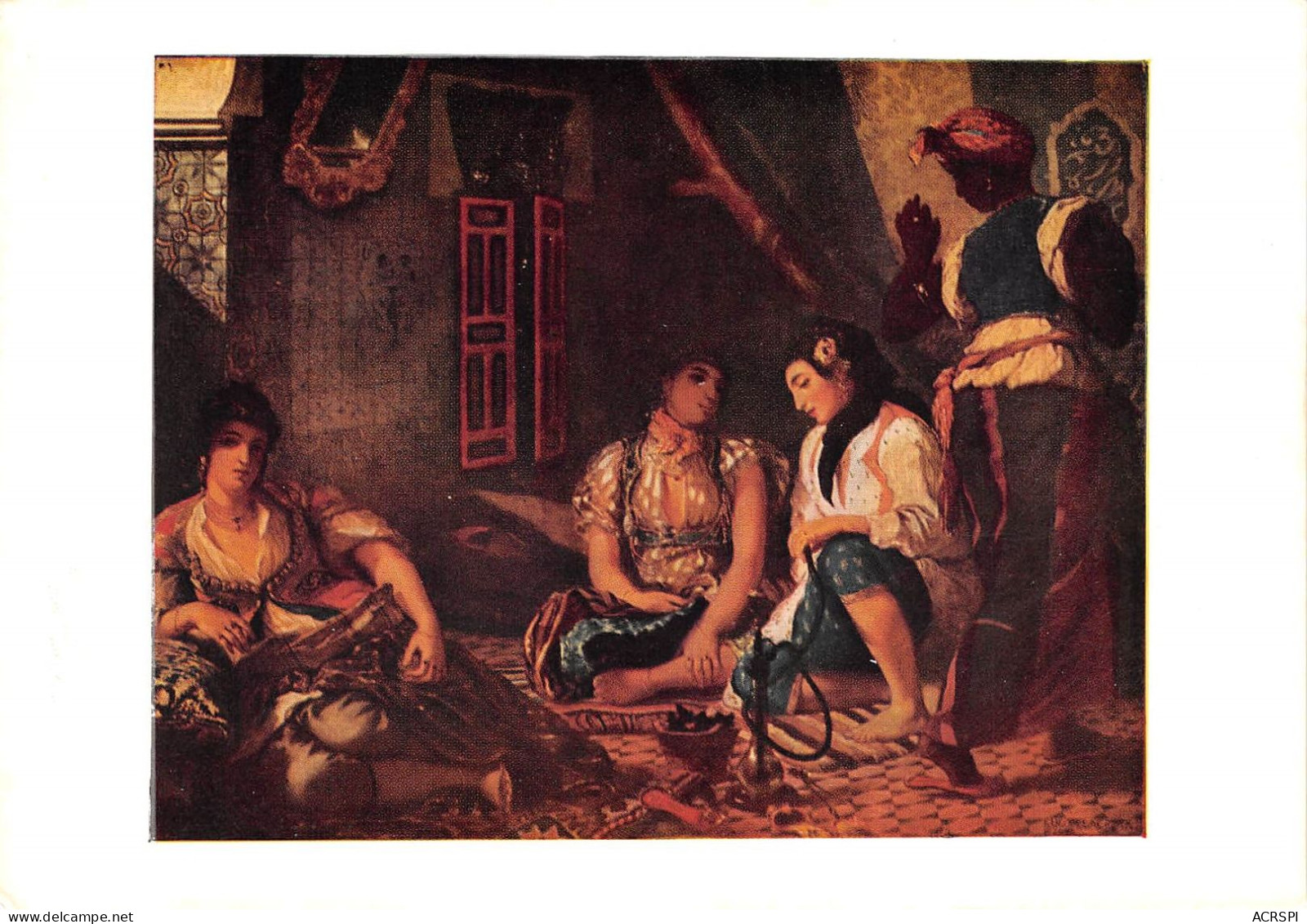 MUSEE DU LOUVRE FVE DELACROIX Femmes D Alger Dans Leur Appartement 2(scan Recto-verso) MA2142 - Louvre