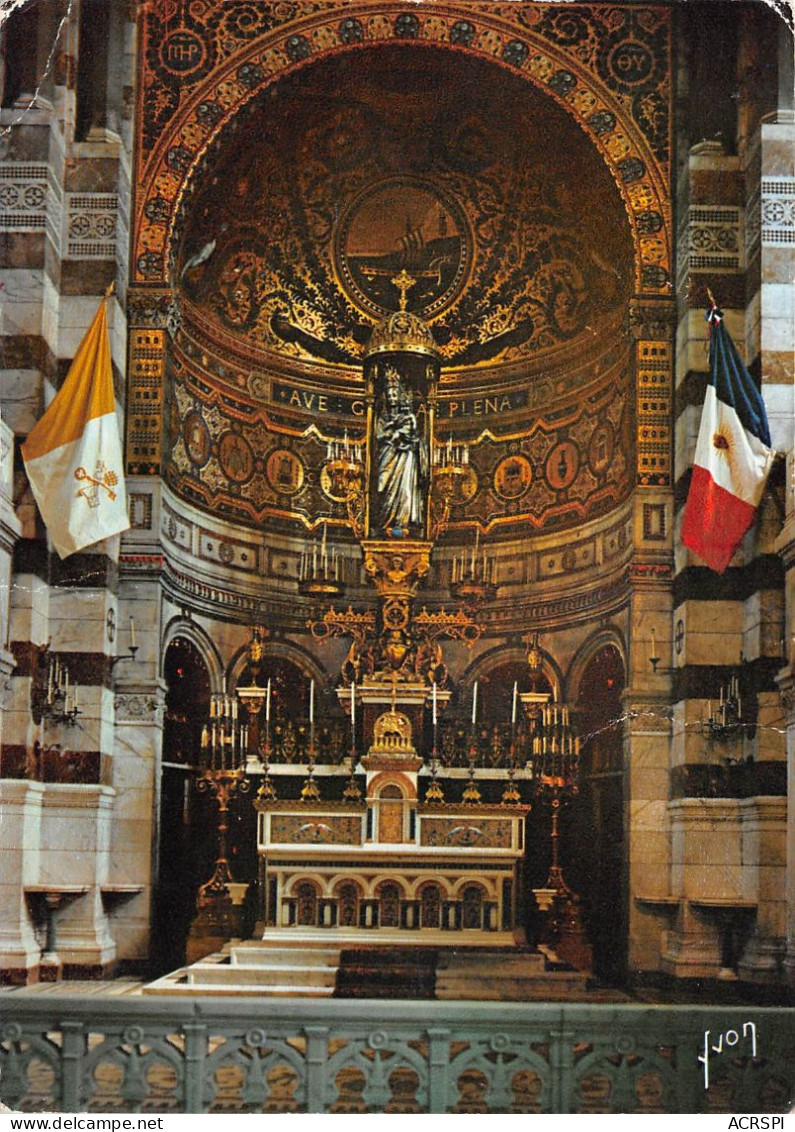 MARSEILLE Basilique De N D DE LA GARDE Le Coeur Du Maitre Autel 17(scan Recto-verso) MA2141 - Notre-Dame De La Garde, Ascenseur