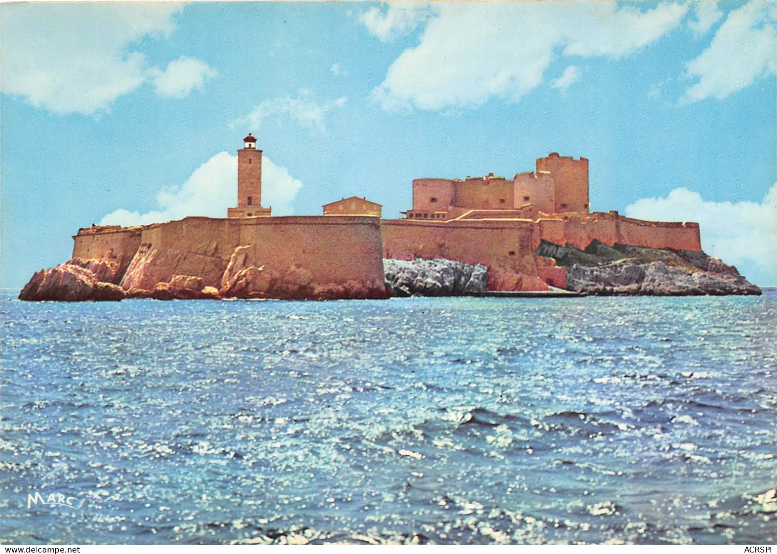 MARSEILLE Le Chateau D IF 10(scan Recto-verso) MA2141 - Château D'If, Frioul, Islands...