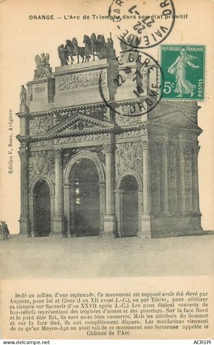  ORANGE lot de 26 vues de l'ARC de Triomphe sur differents editeurs et époques (scan recto-verso)MA2142Ter Boite