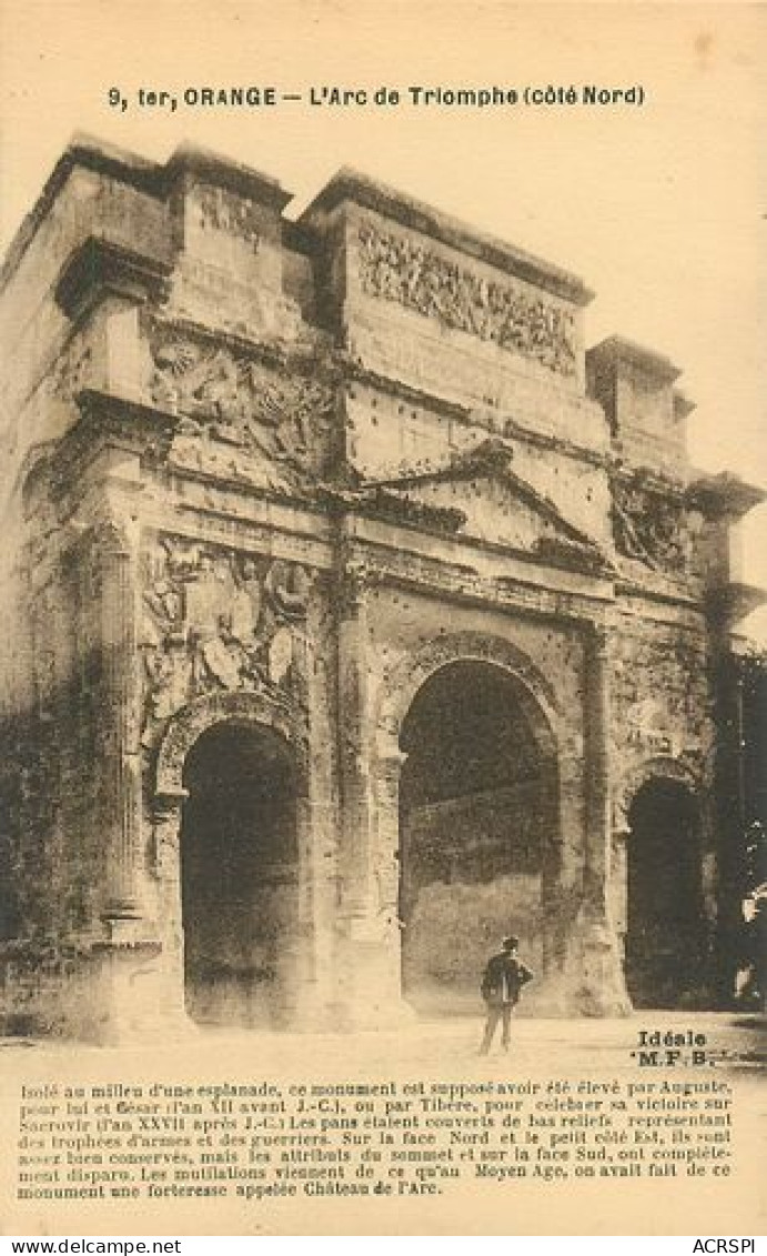  ORANGE lot de 26 vues de l'ARC de Triomphe sur differents editeurs et époques (scan recto-verso)MA2142Ter Boite