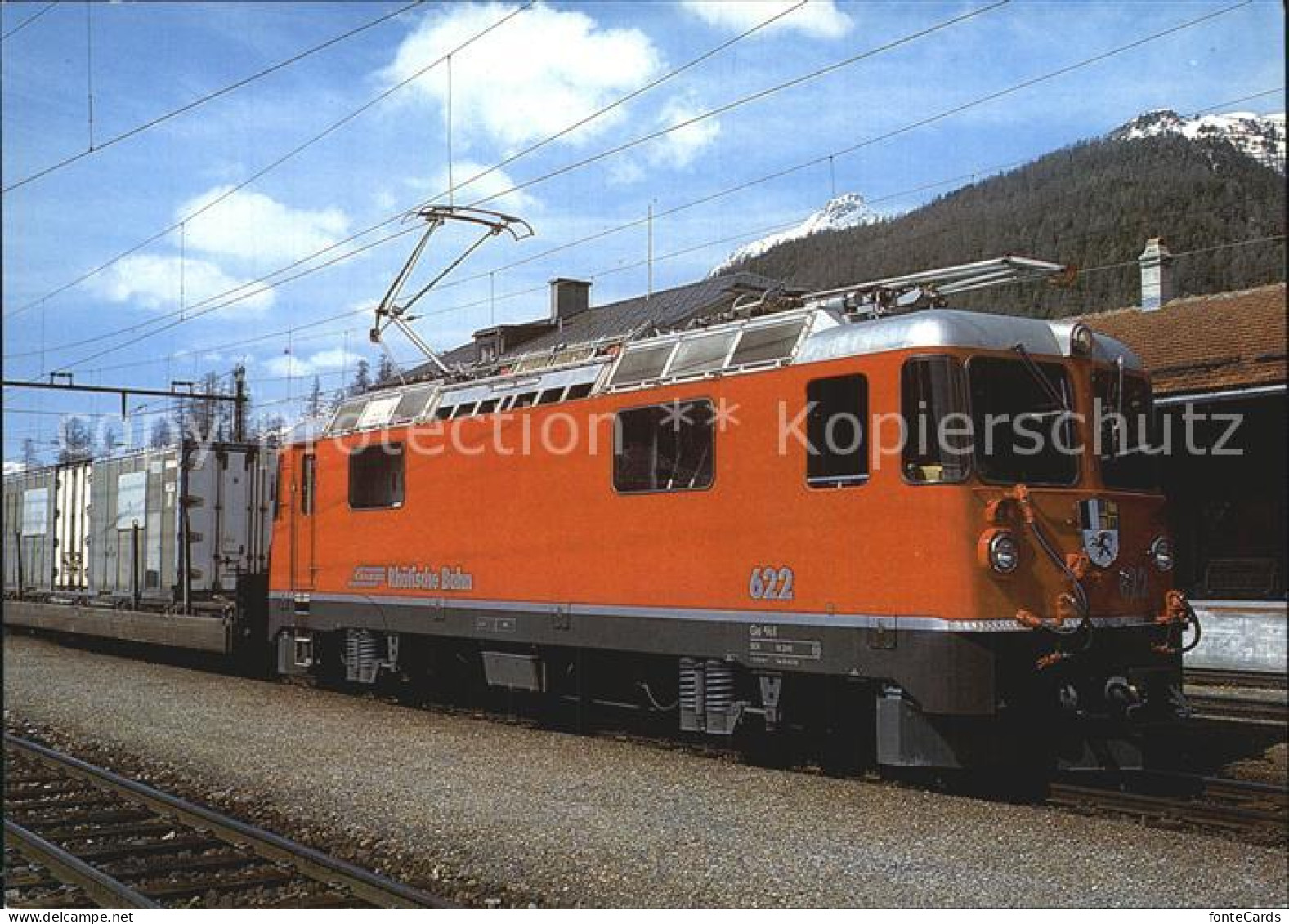 12522344 Rhaetische Bahn Ge 4/4 II 622  Eisenbahn - Autres & Non Classés